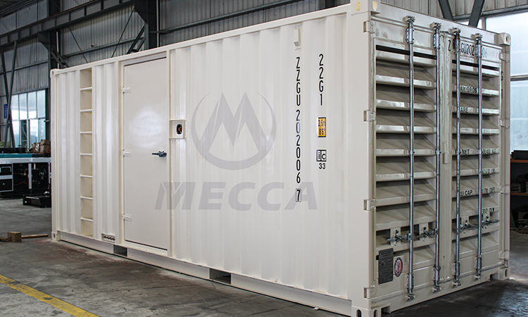 Mecca Containerized containers ready for delivery
