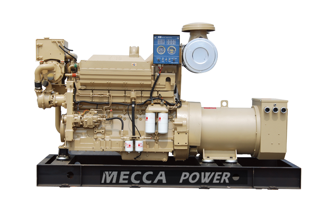 Cummins KTA19-M3 Marine Engine Diesel Generator with Heat Exchanger