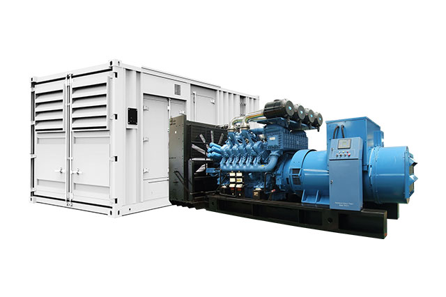 High Temperature Resistance MTU Diesel Genset for Government Project