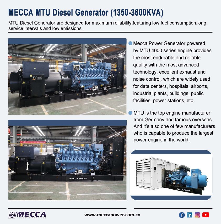 MTU generator 4000series