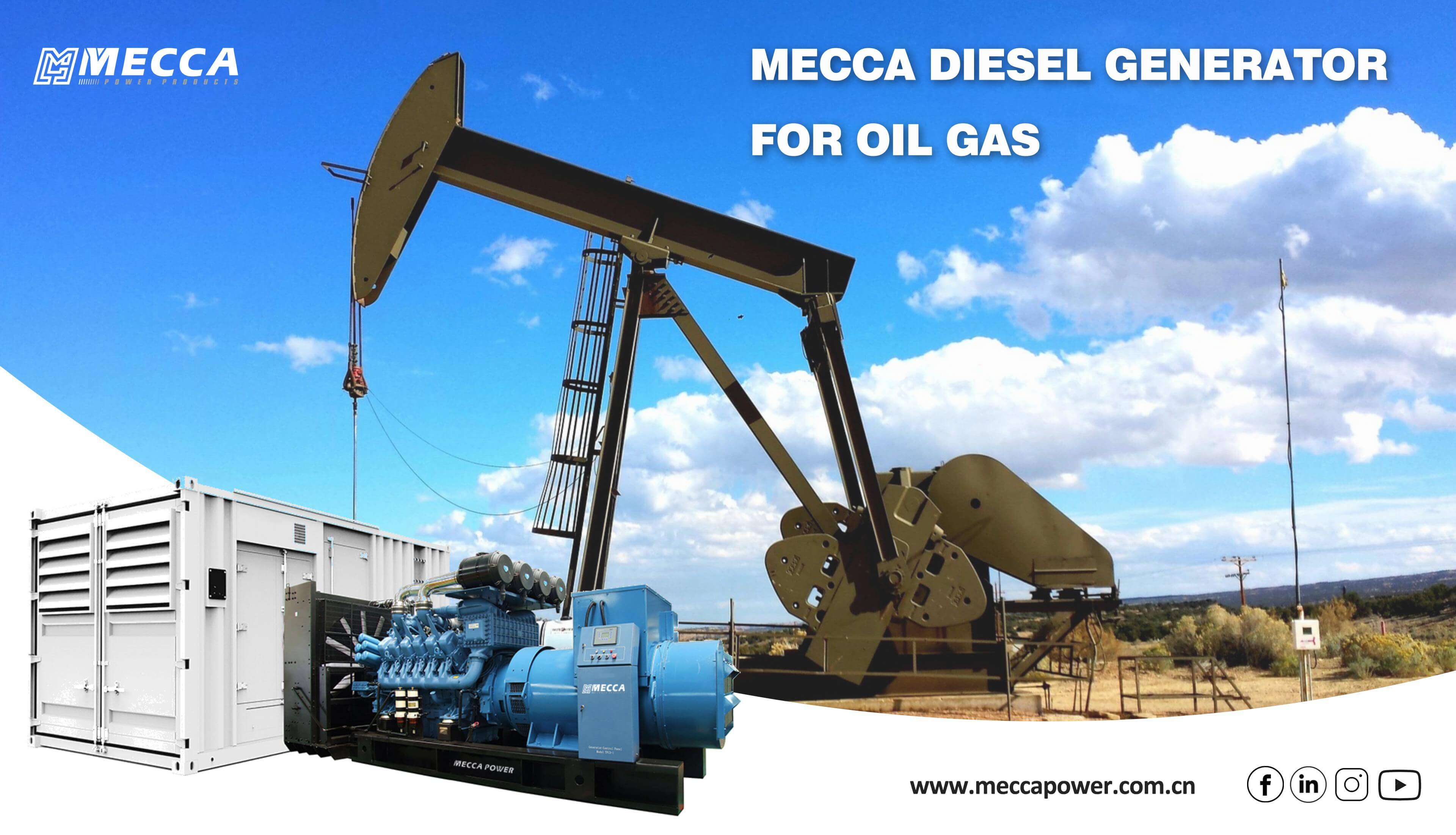 MECCA generator sets for oil gas