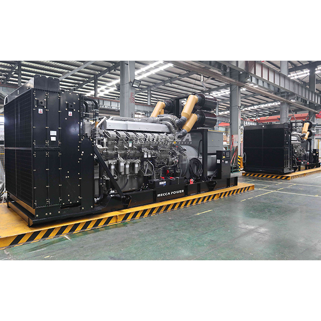 3.3kV-13.8kV Medium High Voltage Diesel Generator Sets 1800KW 2250KVA with Shanghai Mitsubishi Engine