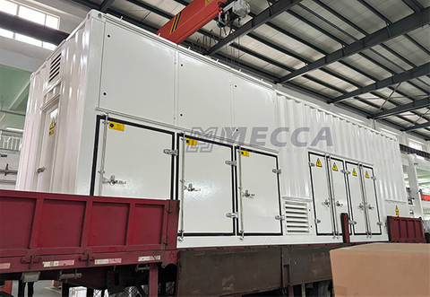 1MVA 2MVA 2.5MVA 3MVA 3750KVA Resistive Inductive Load Bank Containerized Type for Outdoor Use