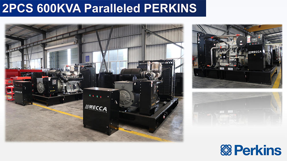 paralleled Perkins generators