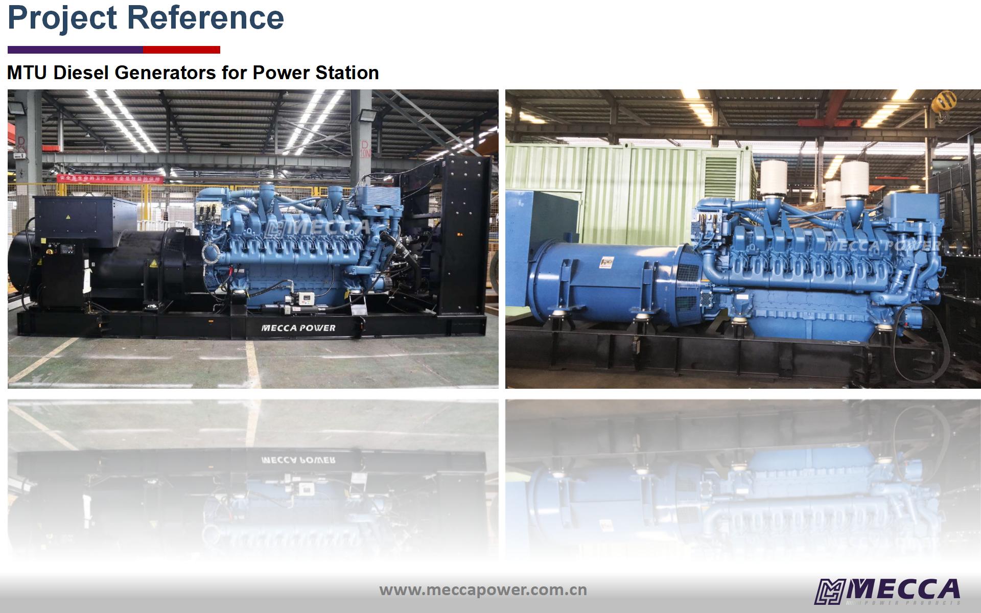 MTU diesel generator