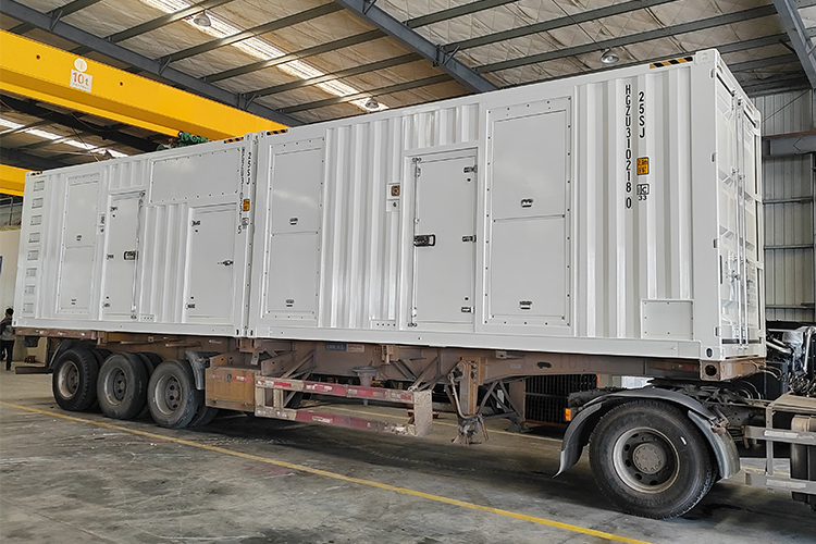 Shipment-containerized generator